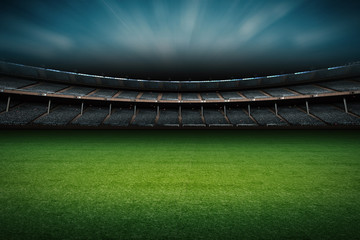 stadium with soccer field
