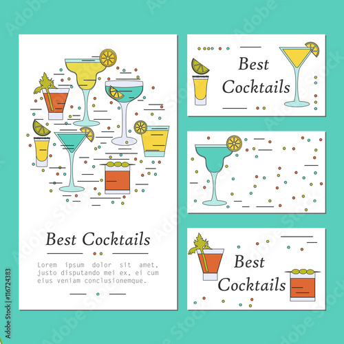 cocktail card template
