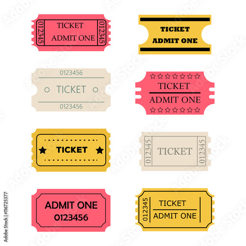 ticket admit one set