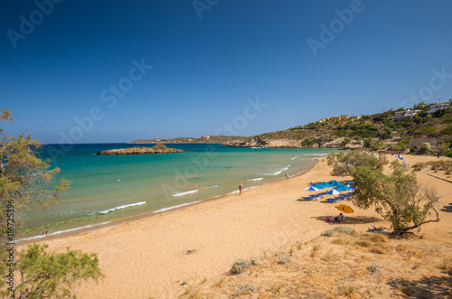 Kalathas beach, Crete Island, Greece. Kalatha is one of the best beaches in Creta © Lucian Bolca