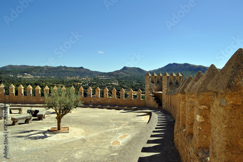Klosterhof Ausblick Arta Mallorca