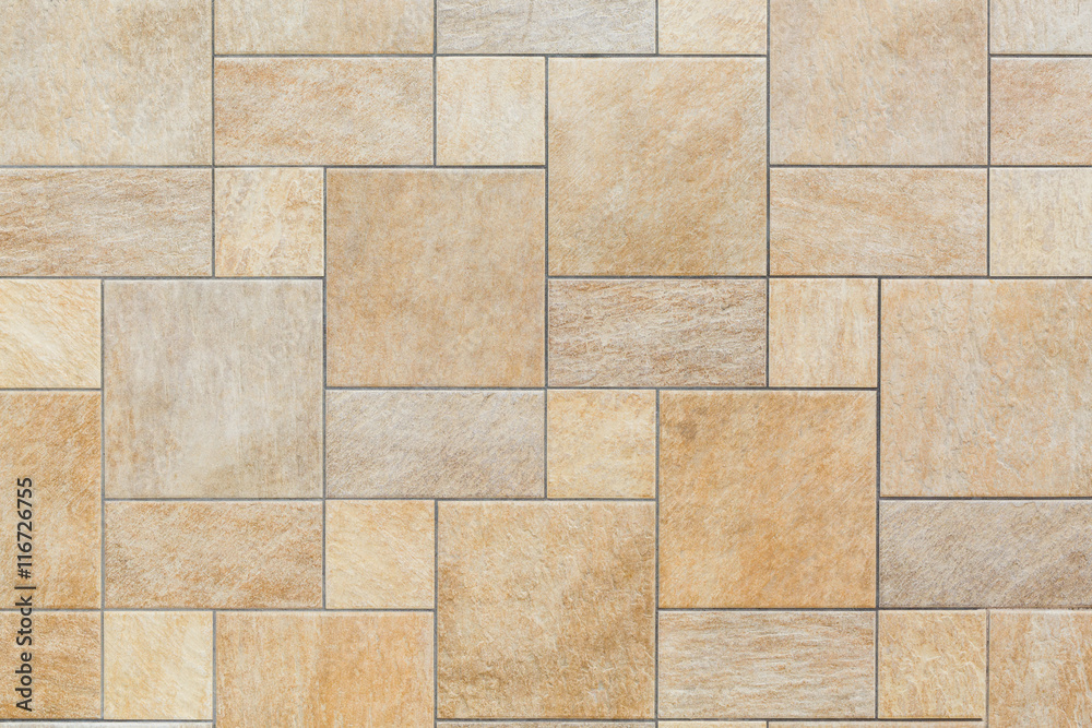 Naklejka premium Texture gray tiles with divorce