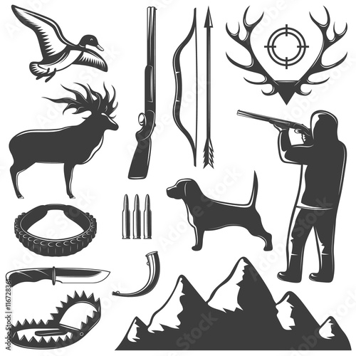 Hunting Icon Set