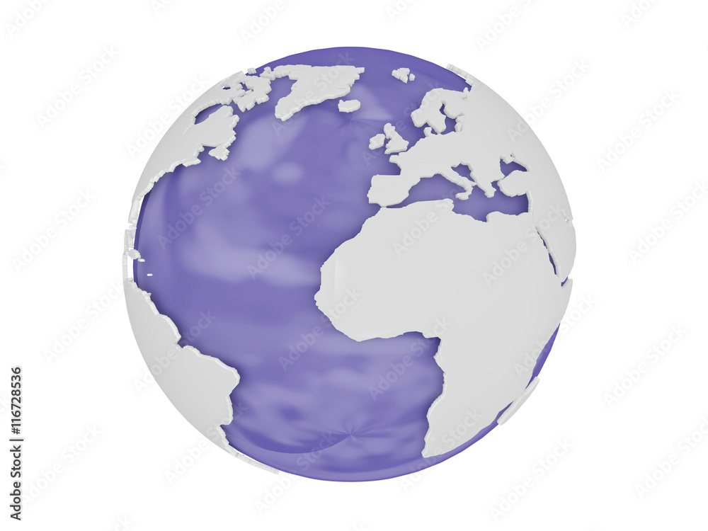 Fototapeta premium 3D world