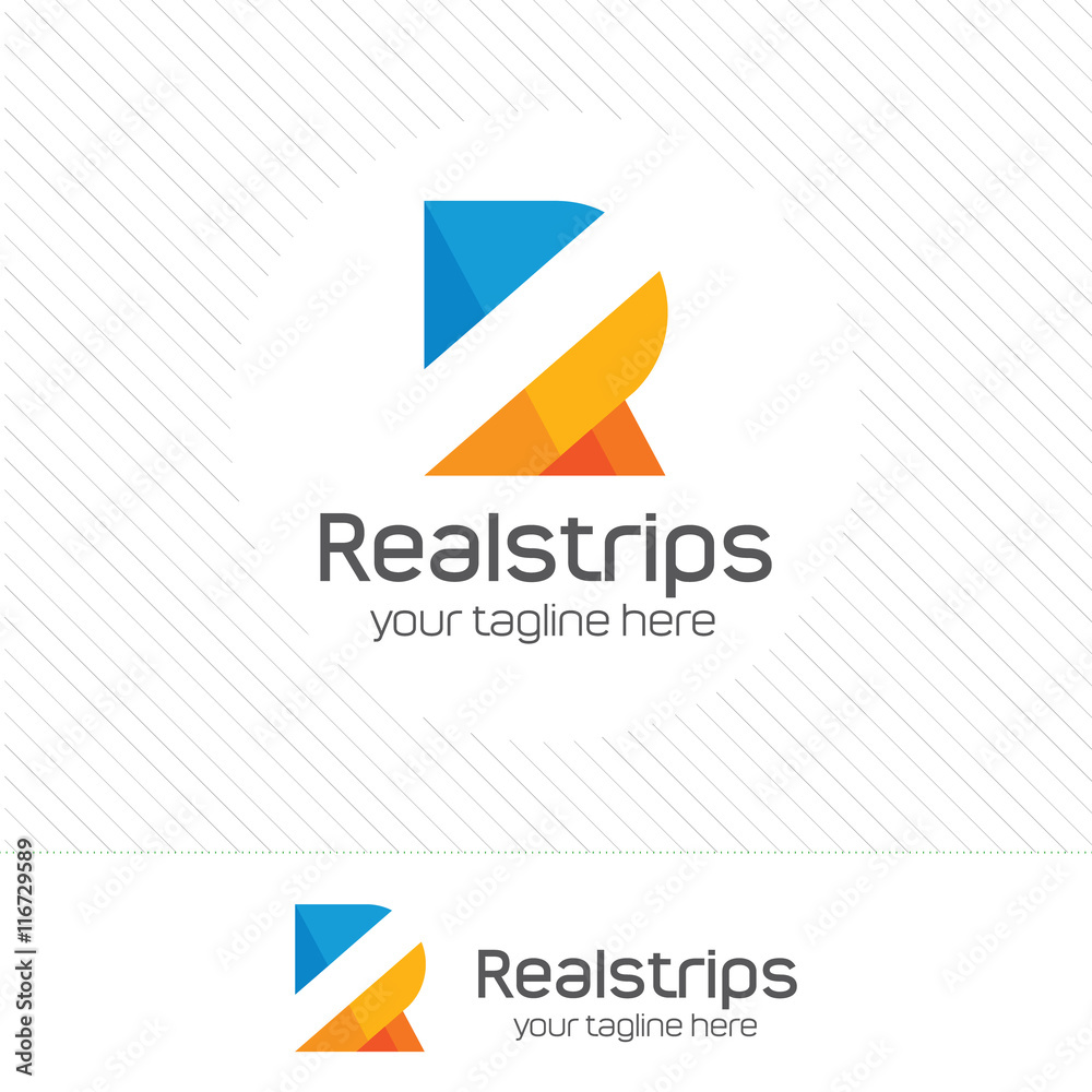 Abstract flat design letter R logo vector. Simple color and modern style. suitable for technology company , studio design, software development, web design and any other service company. Abstract flat design letter R logo vector. Simple color and modern style. suitable for technology company , studio design, software development, web design and any other service company.