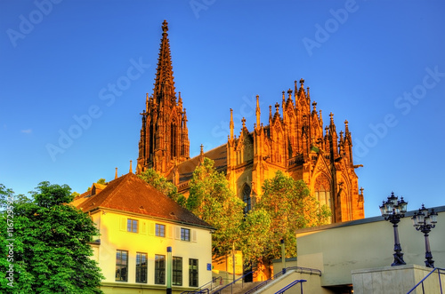 View of the Elisabethenkirche in Basel photo