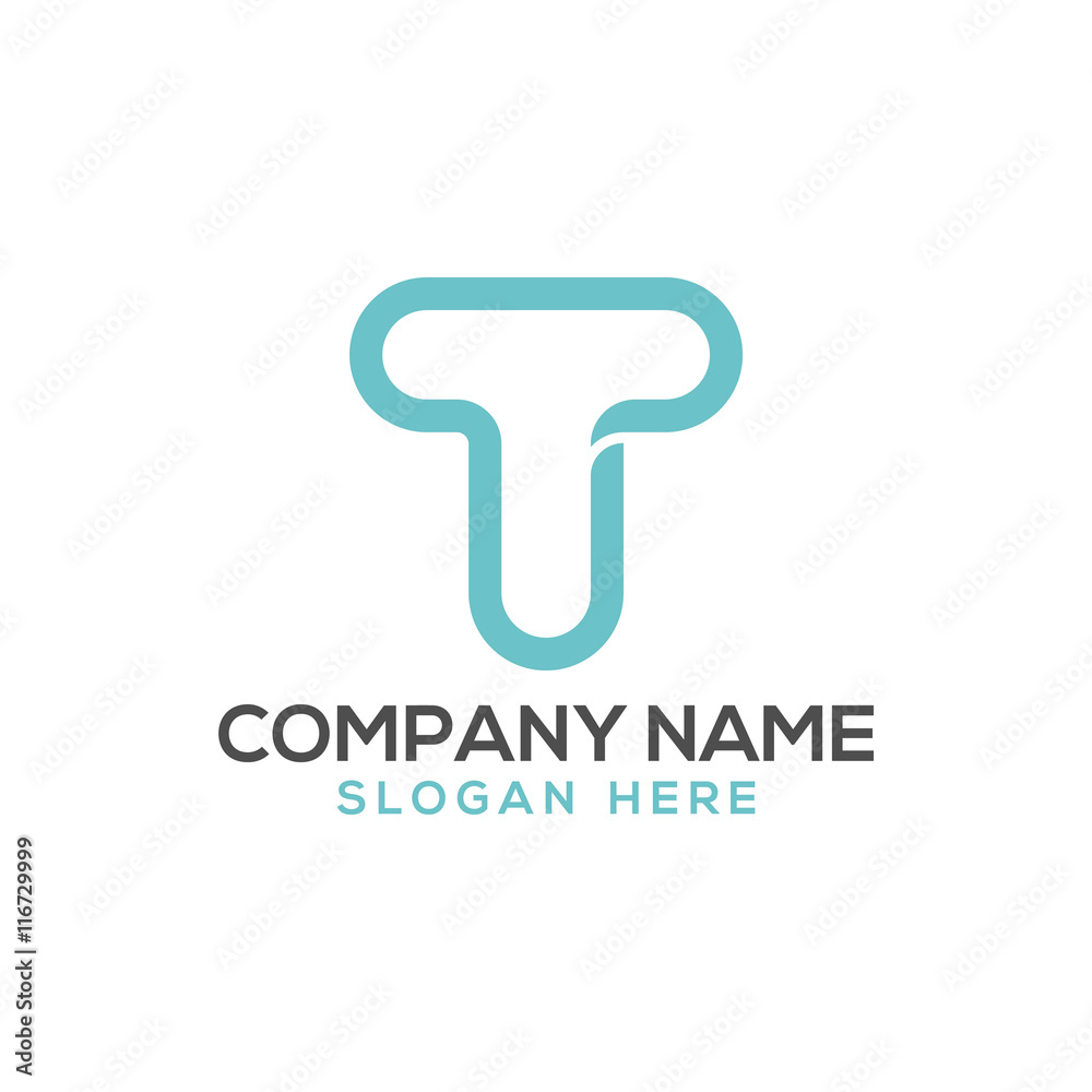 Letter T logo vector - typography Letter T logo vector - typography