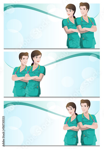 doctor / three version doctors themed banner