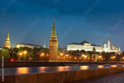 Moscow Kremlin at night