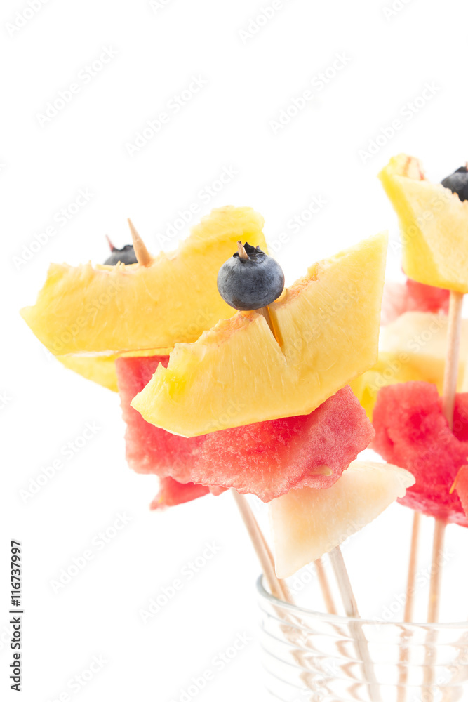 Refreshing Fruit Skewers - Fruit Snack Refreshing Fruit Skewers - Fruit Snack