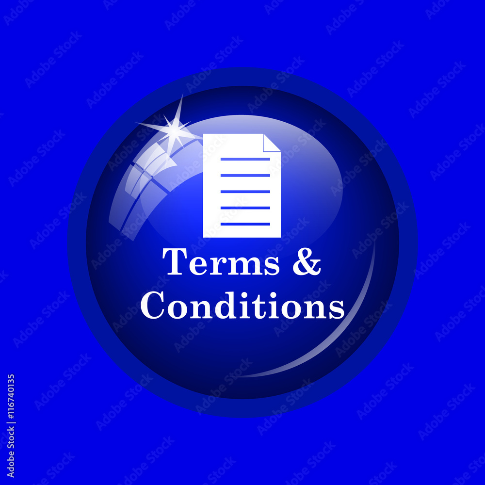 Terms and conditions icon Terms and conditions icon
