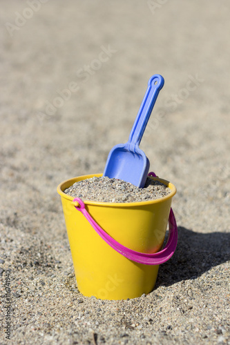 Spade in a bucket
