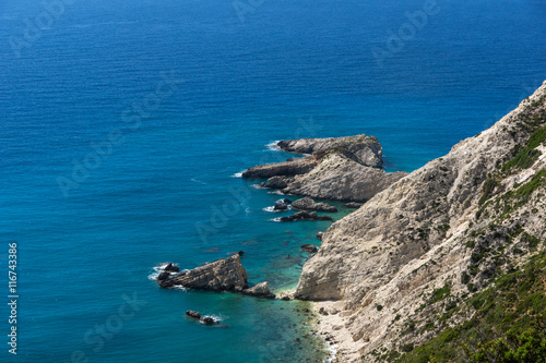 Rocks near Petani Beach  Kefalonia  Ionian Islands  Greece