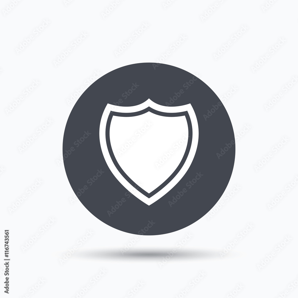 Shield protection icon. Defense equipment sign. Shield protection icon. Defense equipment sign.