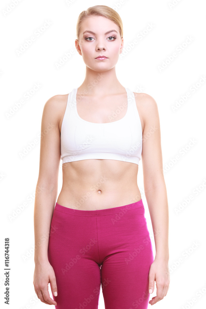 Sporty athletic young woman girl. Fitness. Sporty athletic young woman girl. Fitness.