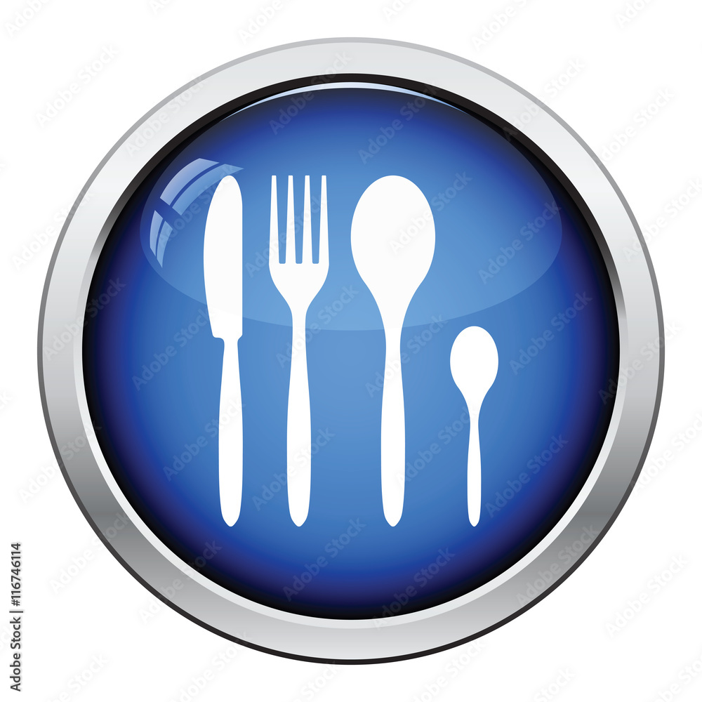 Silverware set icon Silverware set icon