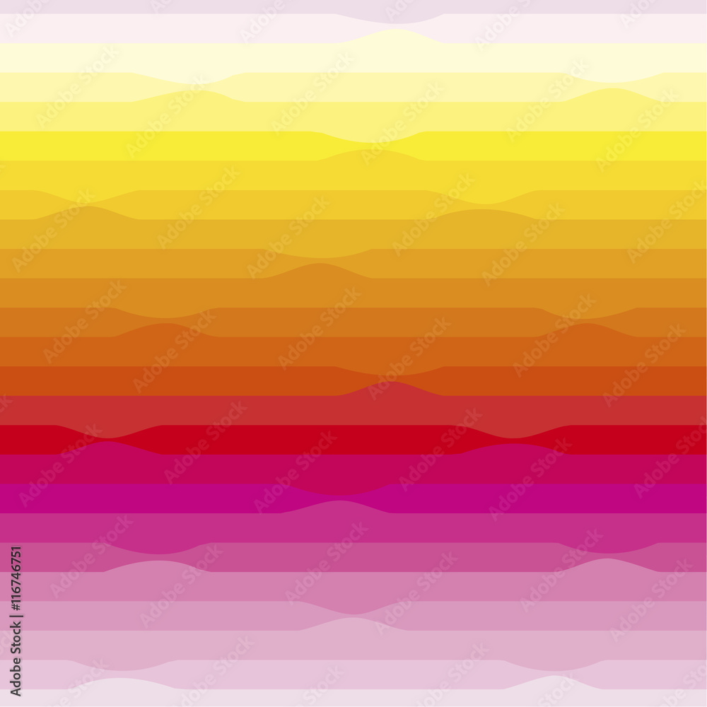 Seamless pattern. Is a horizontal segment with a smooth transition of colors ,from pink to yellow.