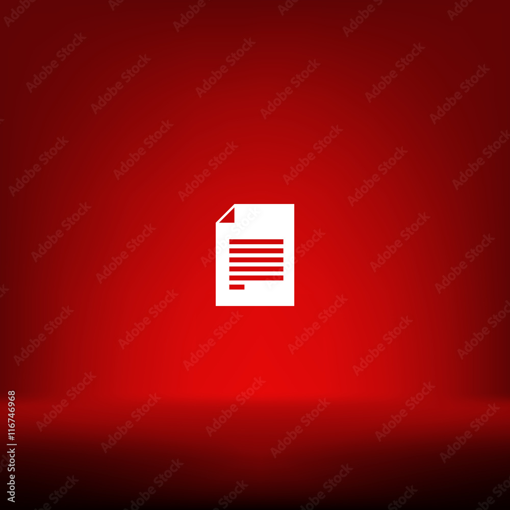 Flat paper cut style icon of text searching Flat paper cut style icon of text searching