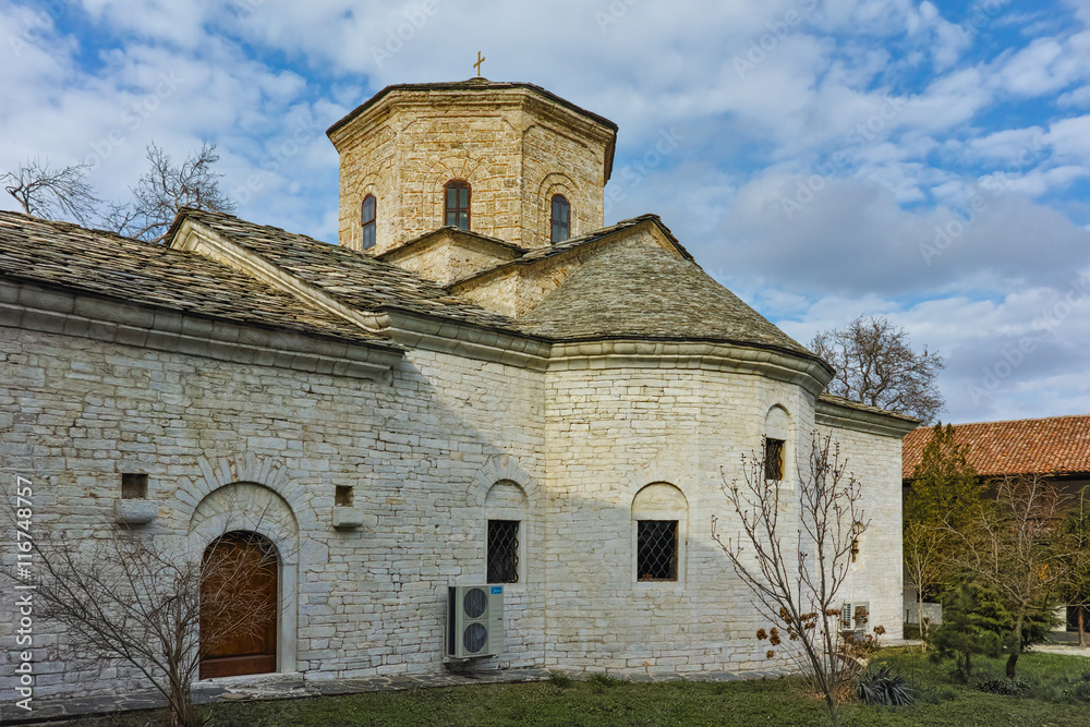 Church St. Petka and courtyard in Gornovoden monastery St. Kirik and Julita, Asenovgrad,  Plovdiv Region,  Bulgaria