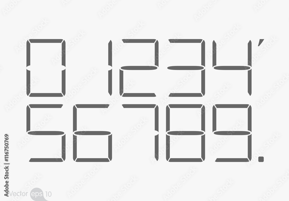 Calculator digital numbers. Calculator digital numbers.