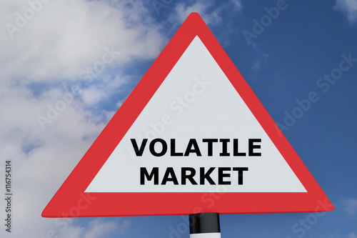 Volatile Market concept