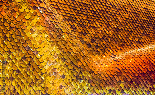 gold Fish Scales Background