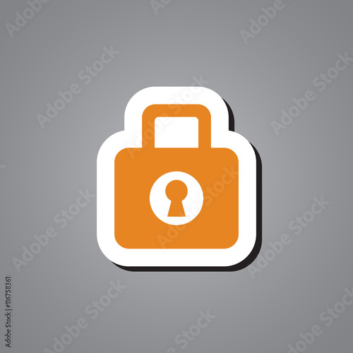 icon busines orange stiker © liarocer