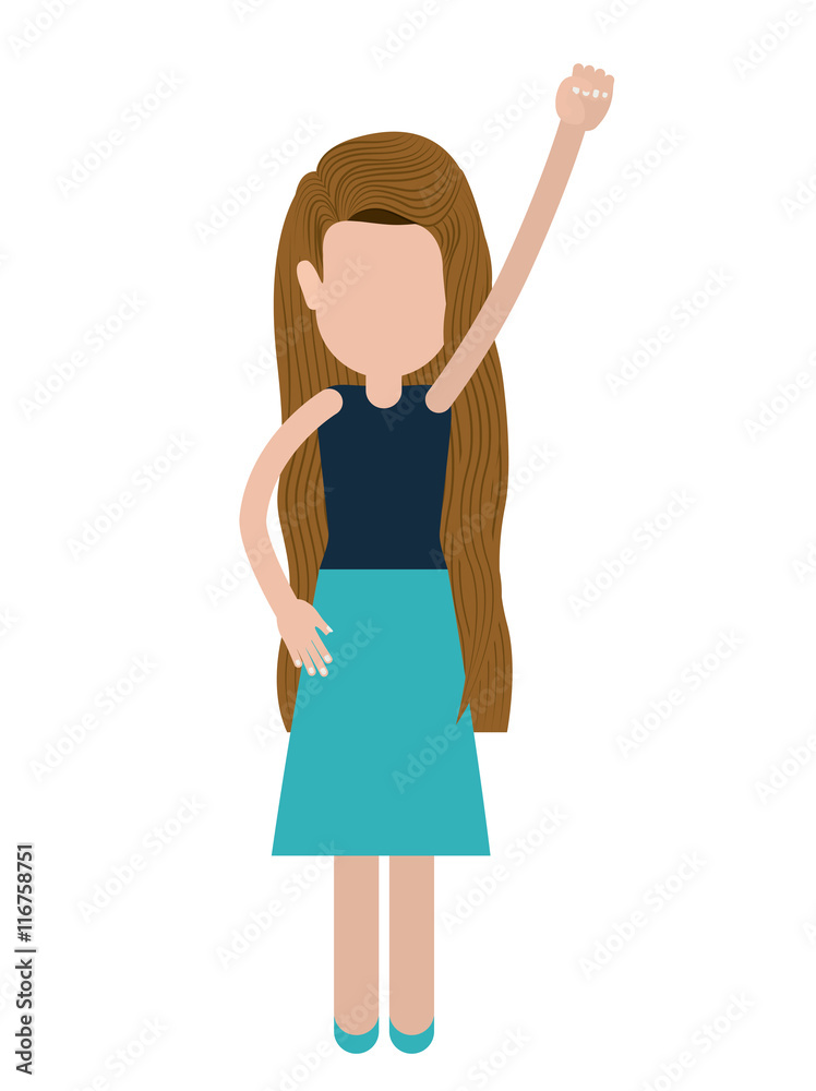 person with gestures of protest isolated icon design, vector illustration graphic person with gestures of protest isolated icon design, vector illustration graphic