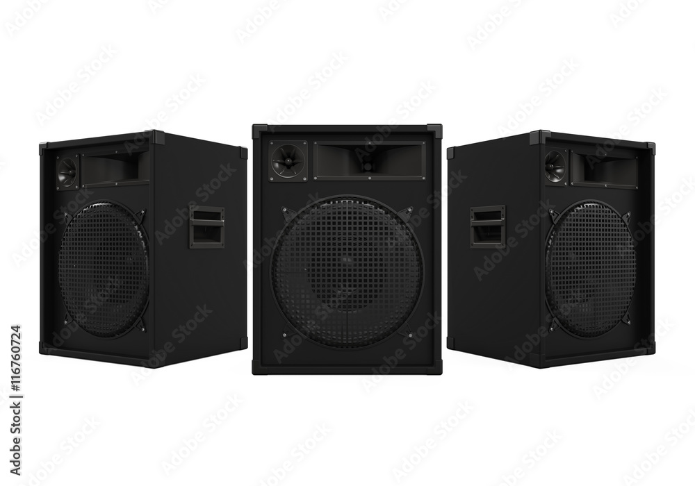 Naklejka premium Large Audio Speakers