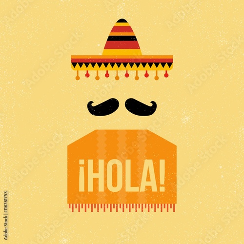Mexican vintage background