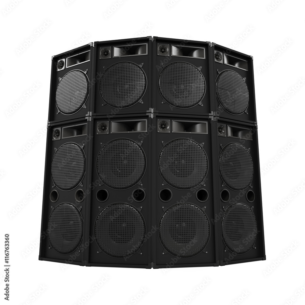 Naklejka premium Speakers Sets