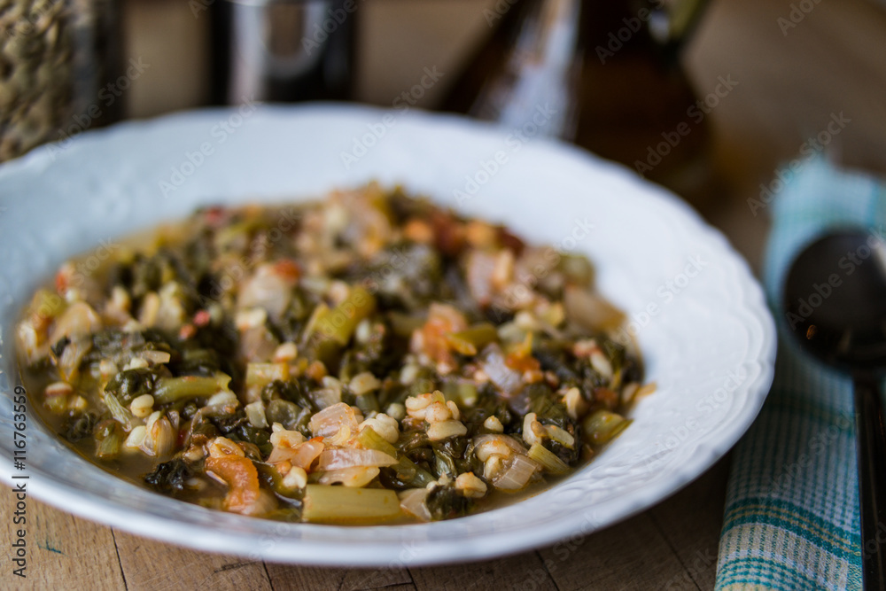 Turkish Traditional Purslane Food / Semizotu. Turkish Traditional Purslane Food / Semizotu.