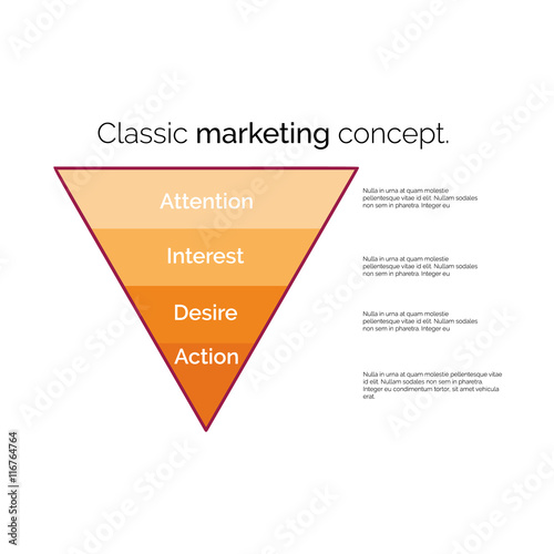 Funnel symbol. Template for marketing, conversion or sales.