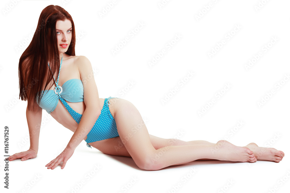 Obraz premium blue bikini swimsuit