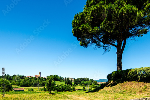italian landscape Brianza Lombardy photo