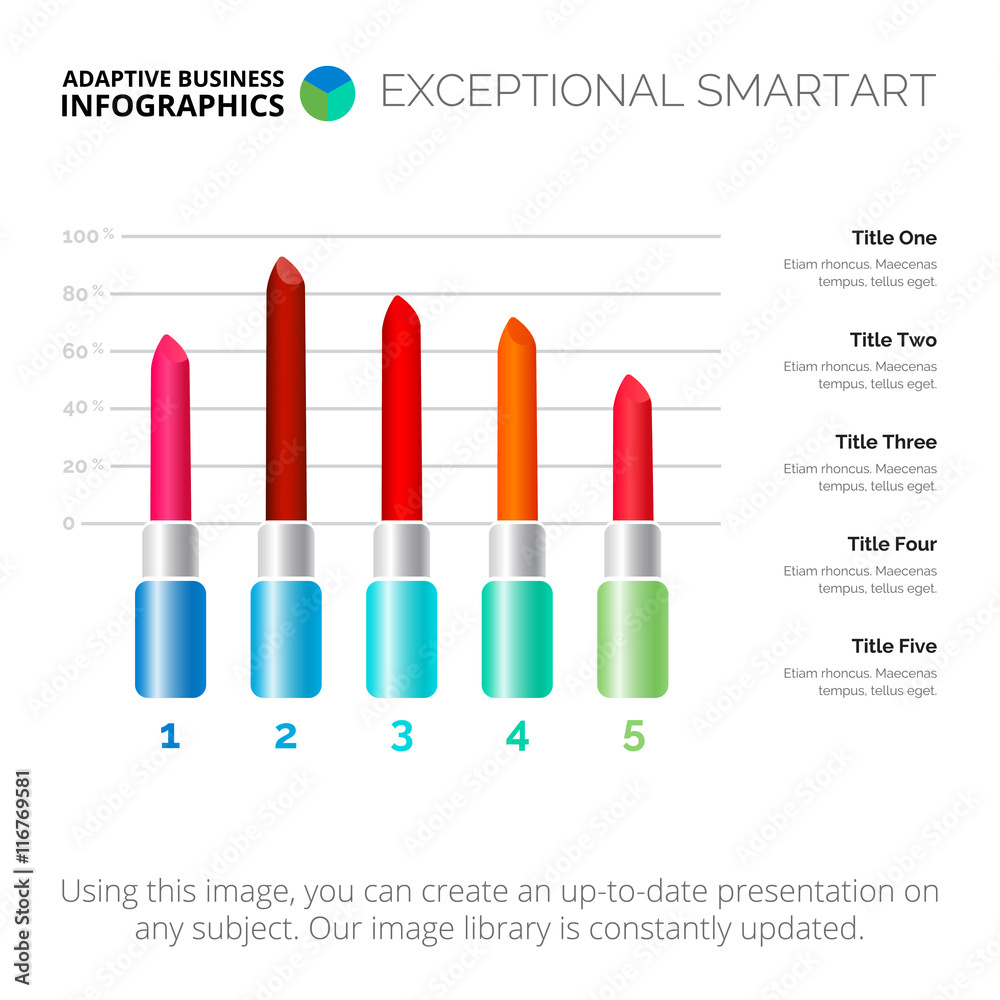 Lipstick Diagram Template Stock Vector Adobe Stock