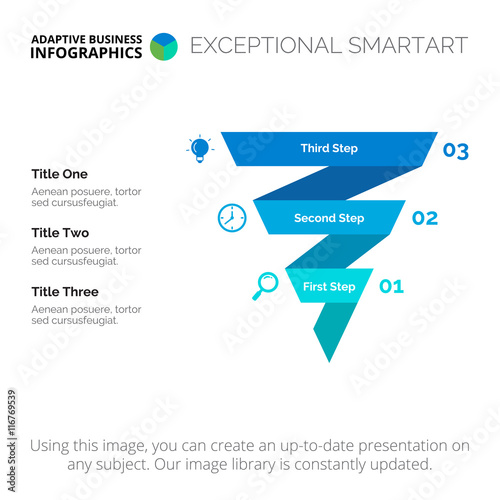 Funnel Infographic Diagram Template