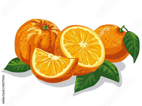  fresh sliced oranges
