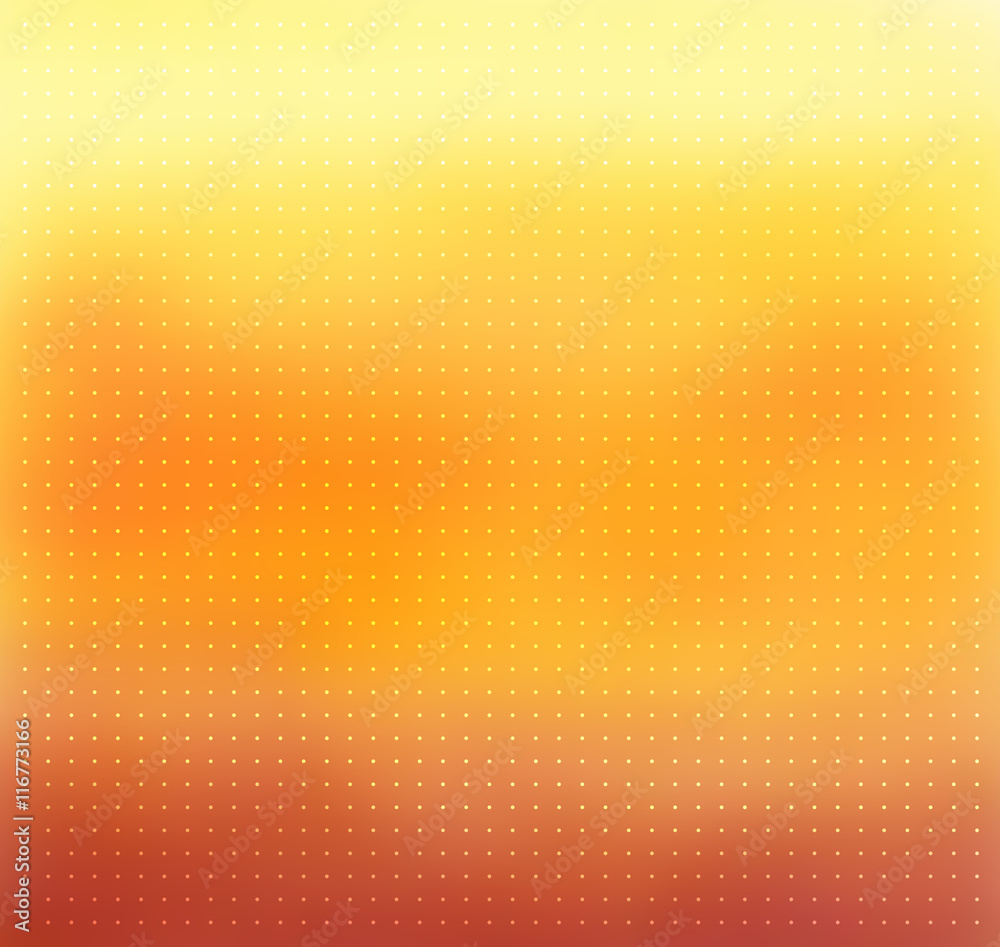 Yelloworange and brown color blurred abstract vector background