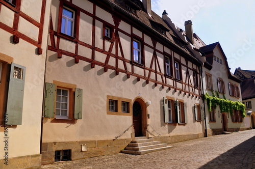 Bamberg - Häuserzeile in der historischen Altstadt photo