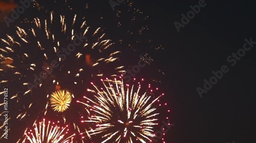 Fireworks in Moscow -World World (Sky, Evening)