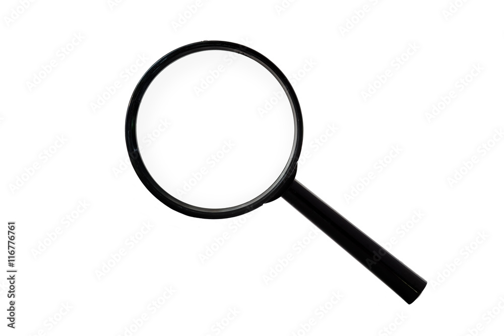 Magnifying glass isolated on white background Magnifying glass isolated on white background