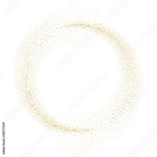 Carta da parati oro - Carta da parati Vector gold glitter wave abstract background