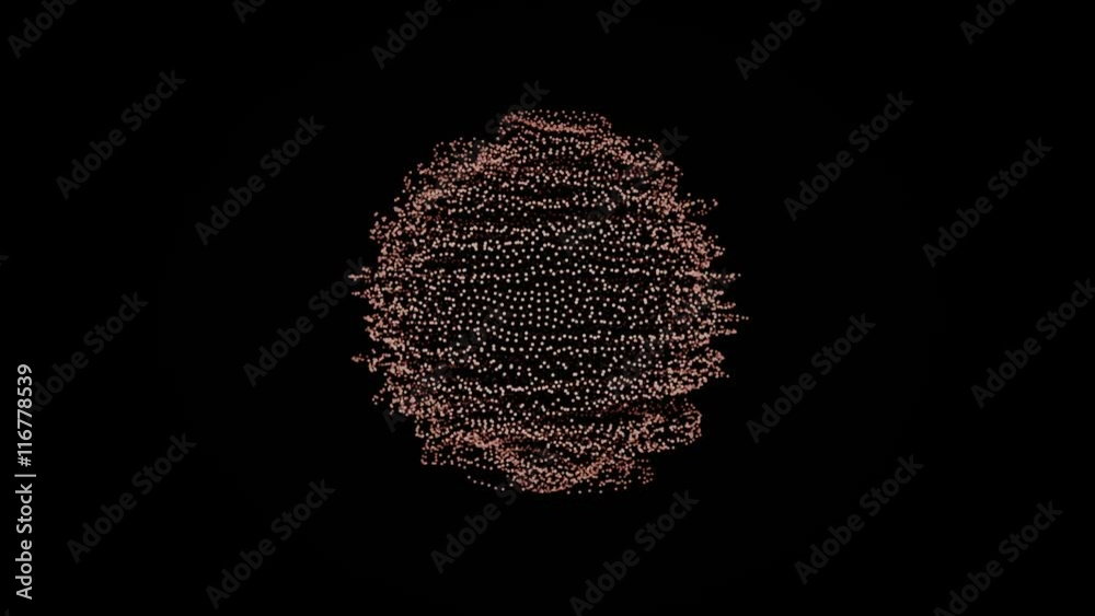 metamorphose of amorphous shape from dots and lines, abstract animation of future shape 4K metamorphose of amorphous shape from dots and lines, abstract animation of future shape 4K