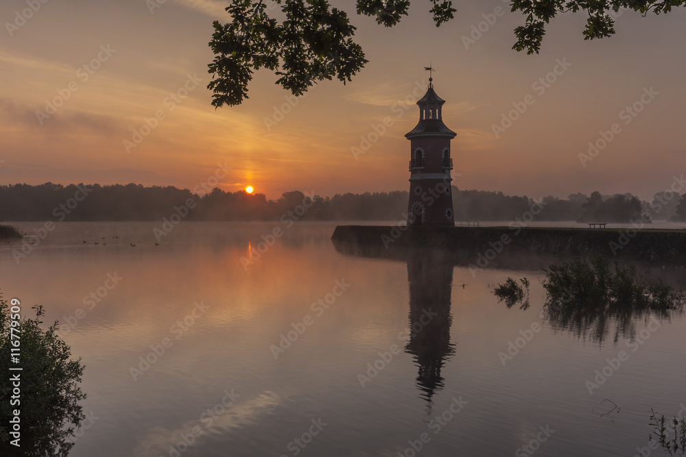 Leuchtturm von Moritzburg in Sachsen