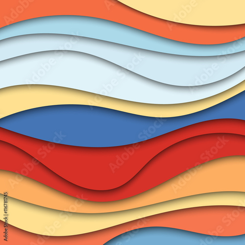 Colorful abstract waves texture background for text and message website design. Interior wall decoration.