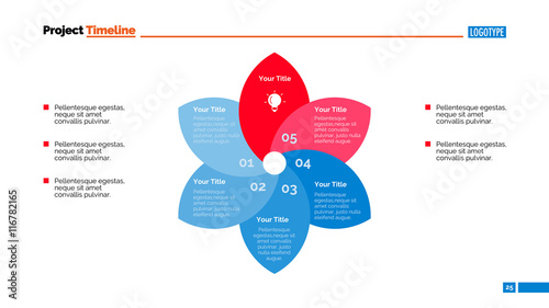Process Chart Slide Template 6