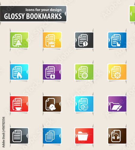 Documents Bookmark Icons
