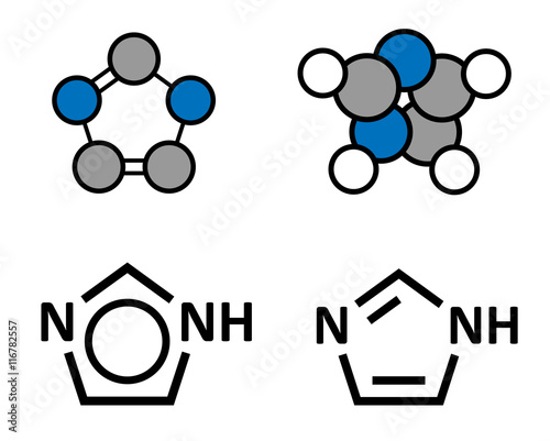 Imidazole organic heterocyclic molecule.