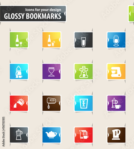 Preparation of Beverages Bookmark Icons